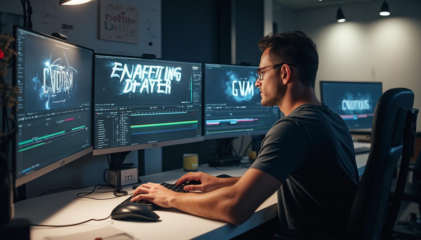 découvrez l'art captivant de la typographie animée, où les mots prennent vie et dansent sous vos yeux. apprenez les techniques et les secrets pour donner du mouvement à vos textes et captiver votre audience avec des créations graphiques éblouissantes.